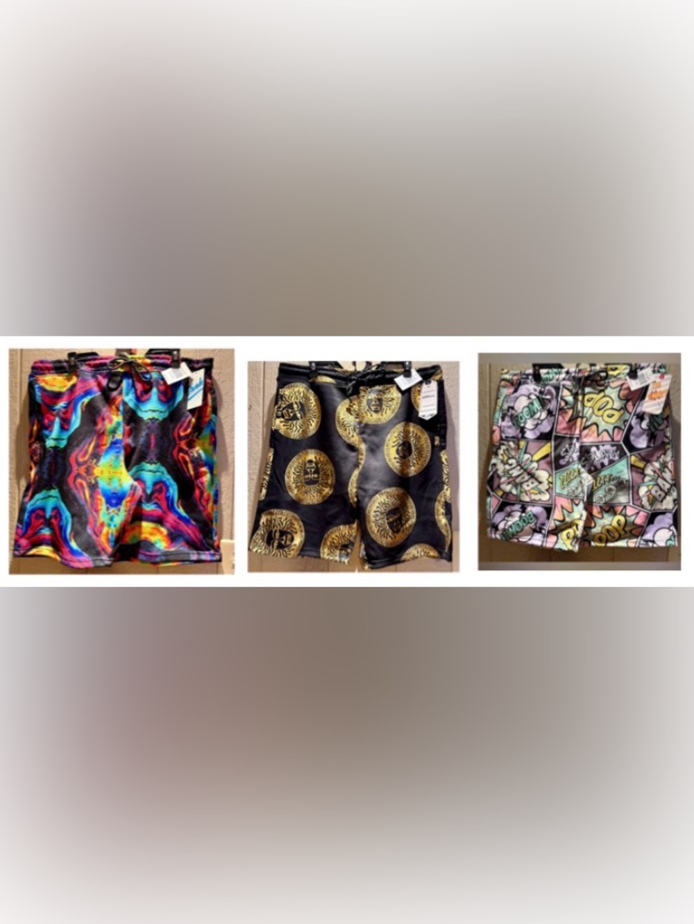 Men’s XL Shorts Bundle Lot 3 NWT Drill Fresh Graphic Streetwear Athletic Lounge